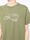 Songkran Embroidered Cotton T-Shirt