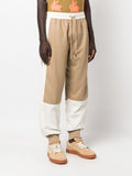 Colour-Block Tapered Track Pants