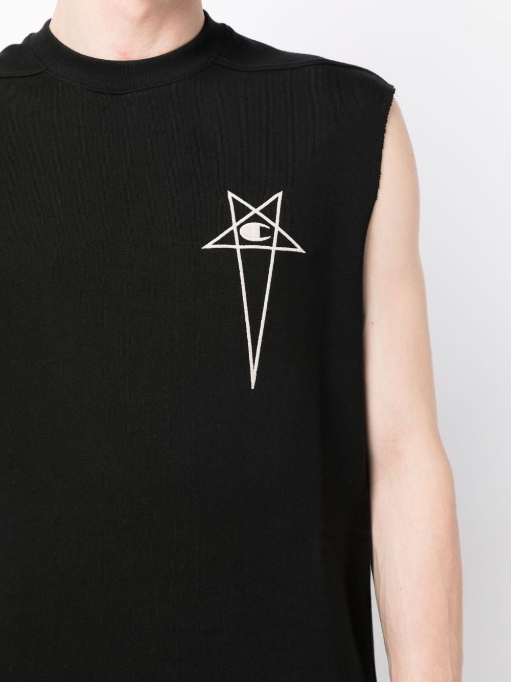 Logo-Embroidered Cotton Tank Top