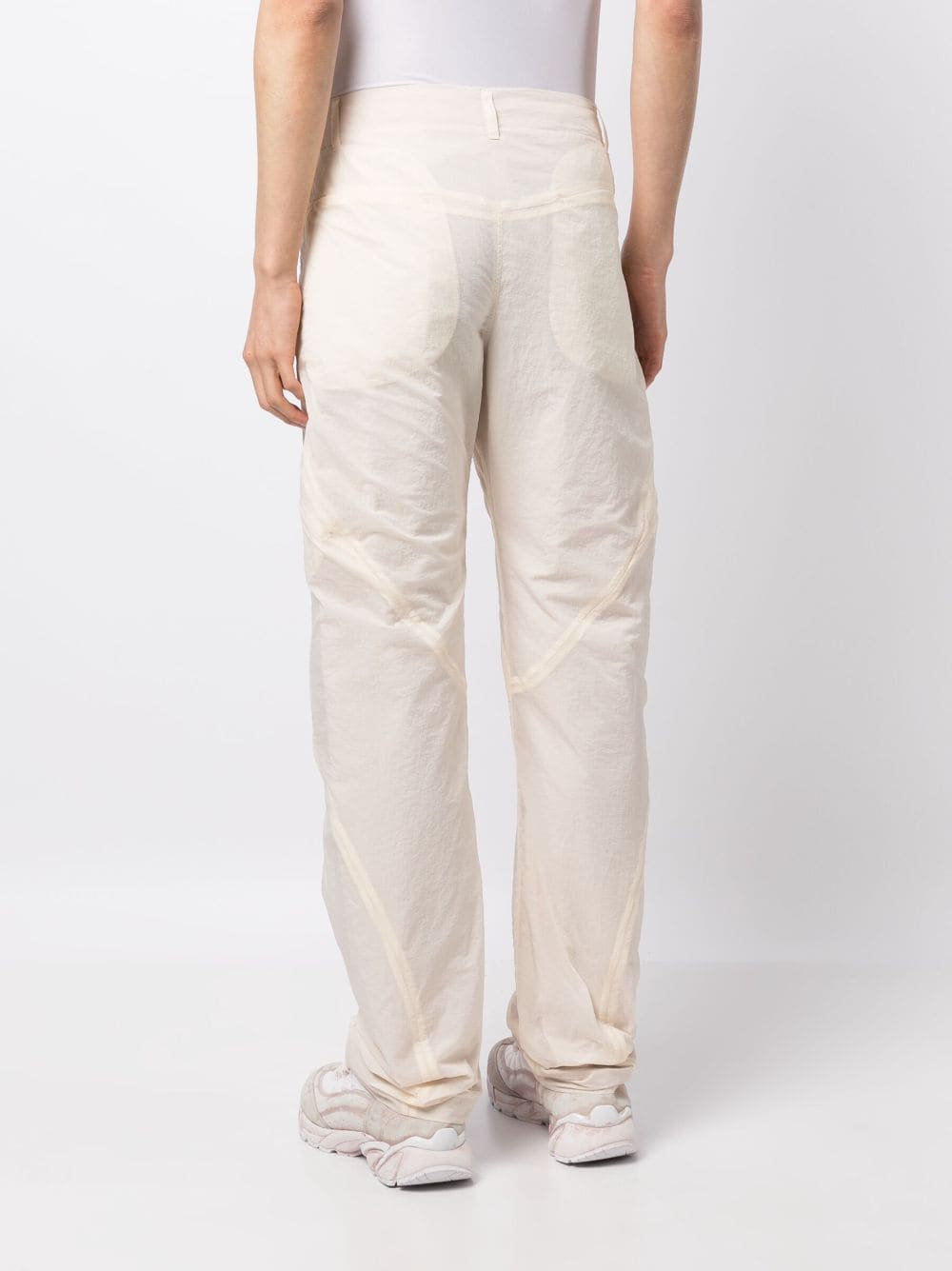 Multi-Pocket Straight-Leg Trousers