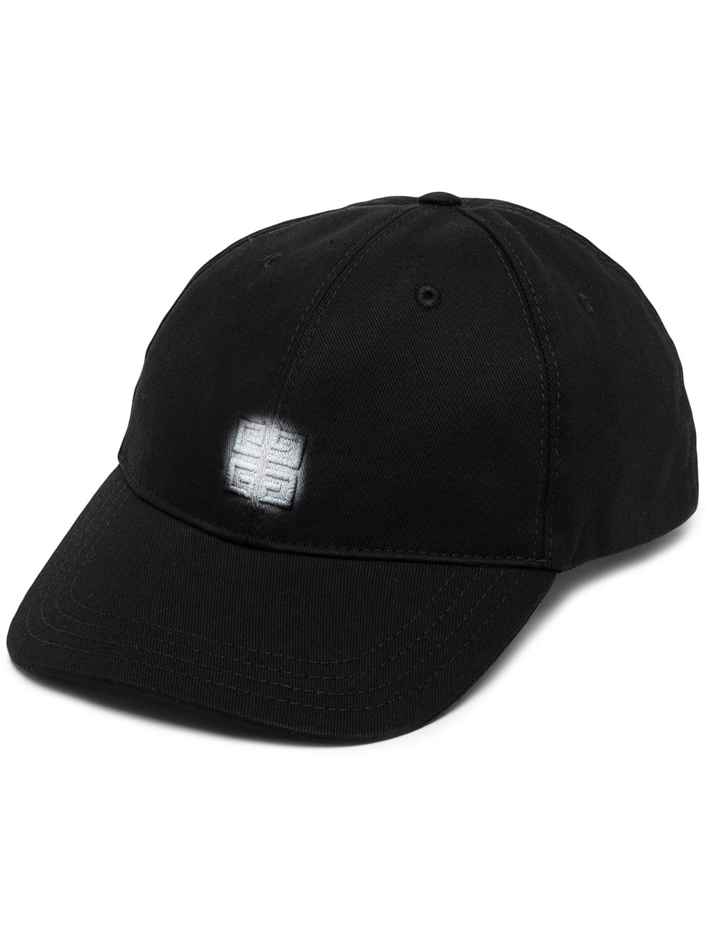 Sprayed Logo-Embroidered Cotton Cap