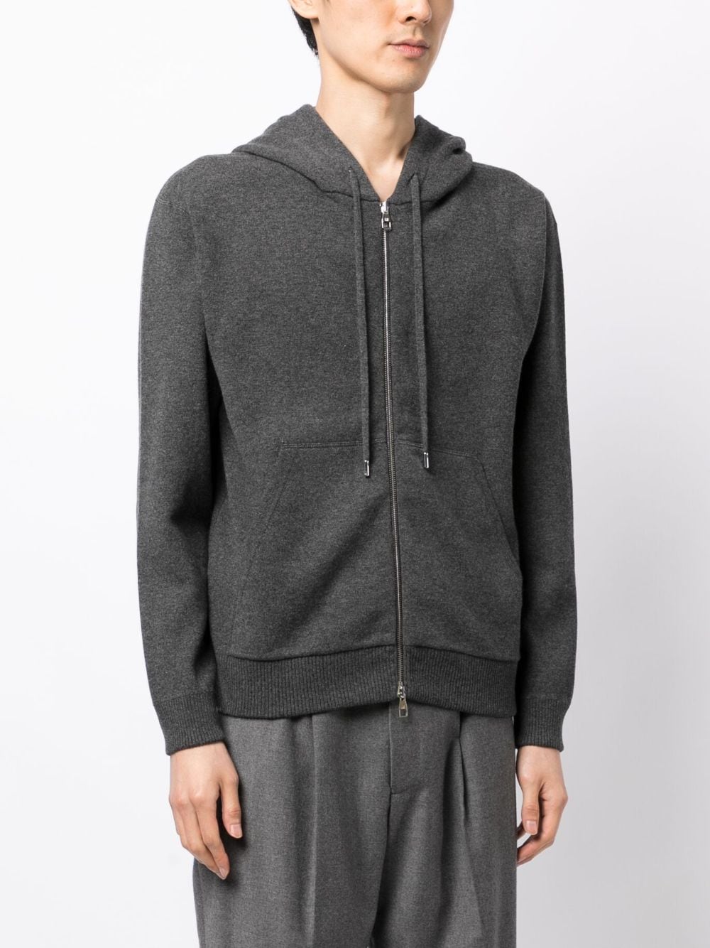 Long-Sleeves Zip-Up Hoodie