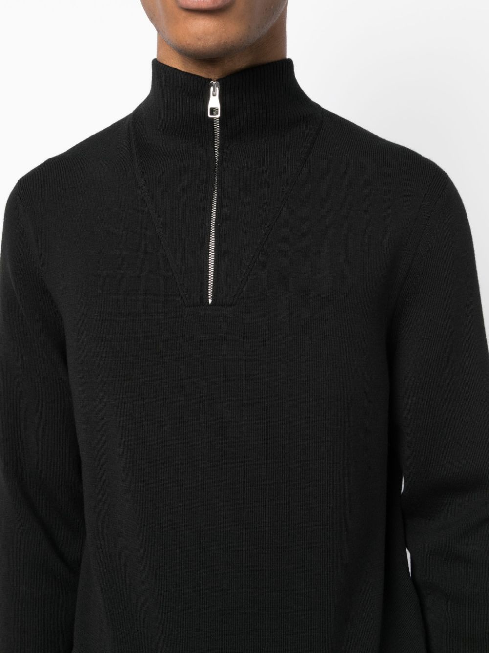 Half-Zip Wool Jumper