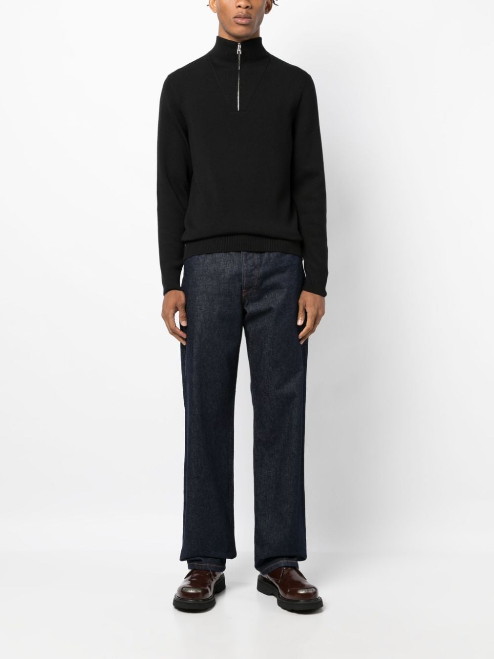 Half-Zip Wool Jumper