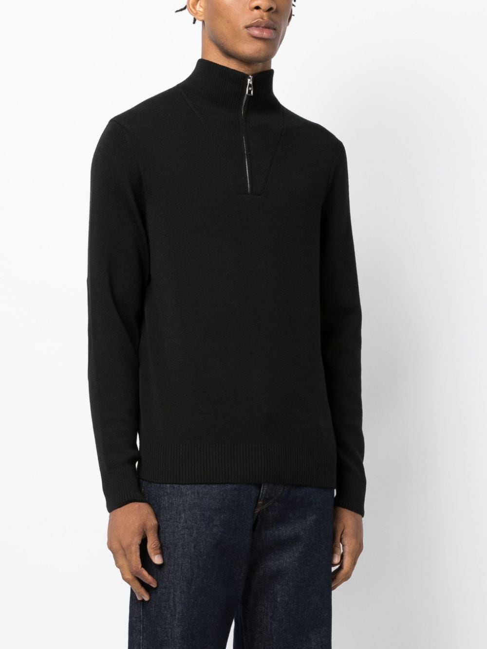 Half-Zip Wool Jumper