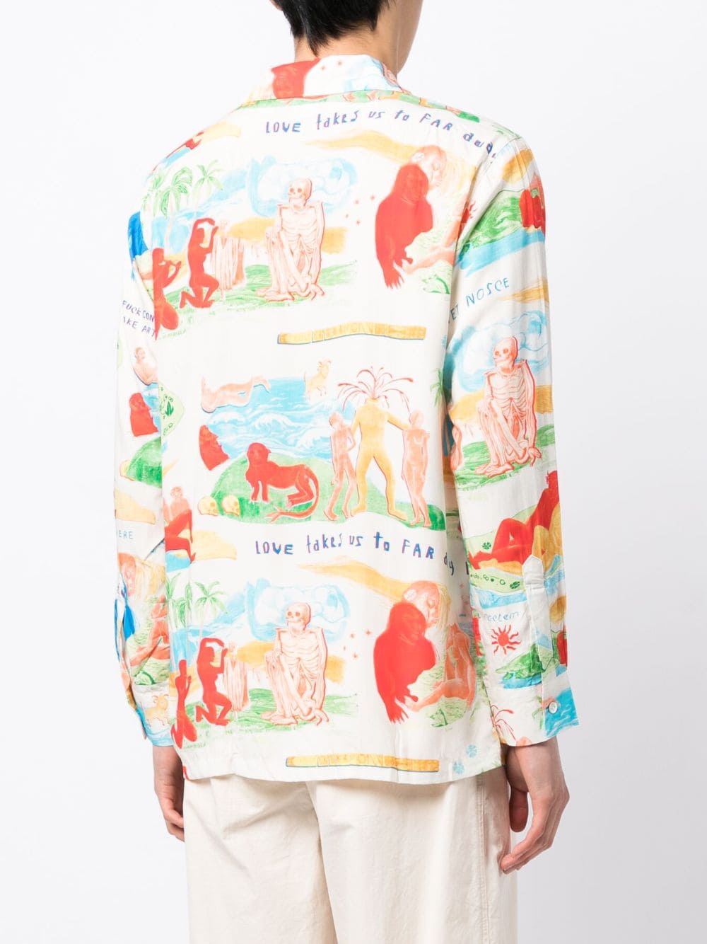 Graphic-Print Long-Sleeve Shirt