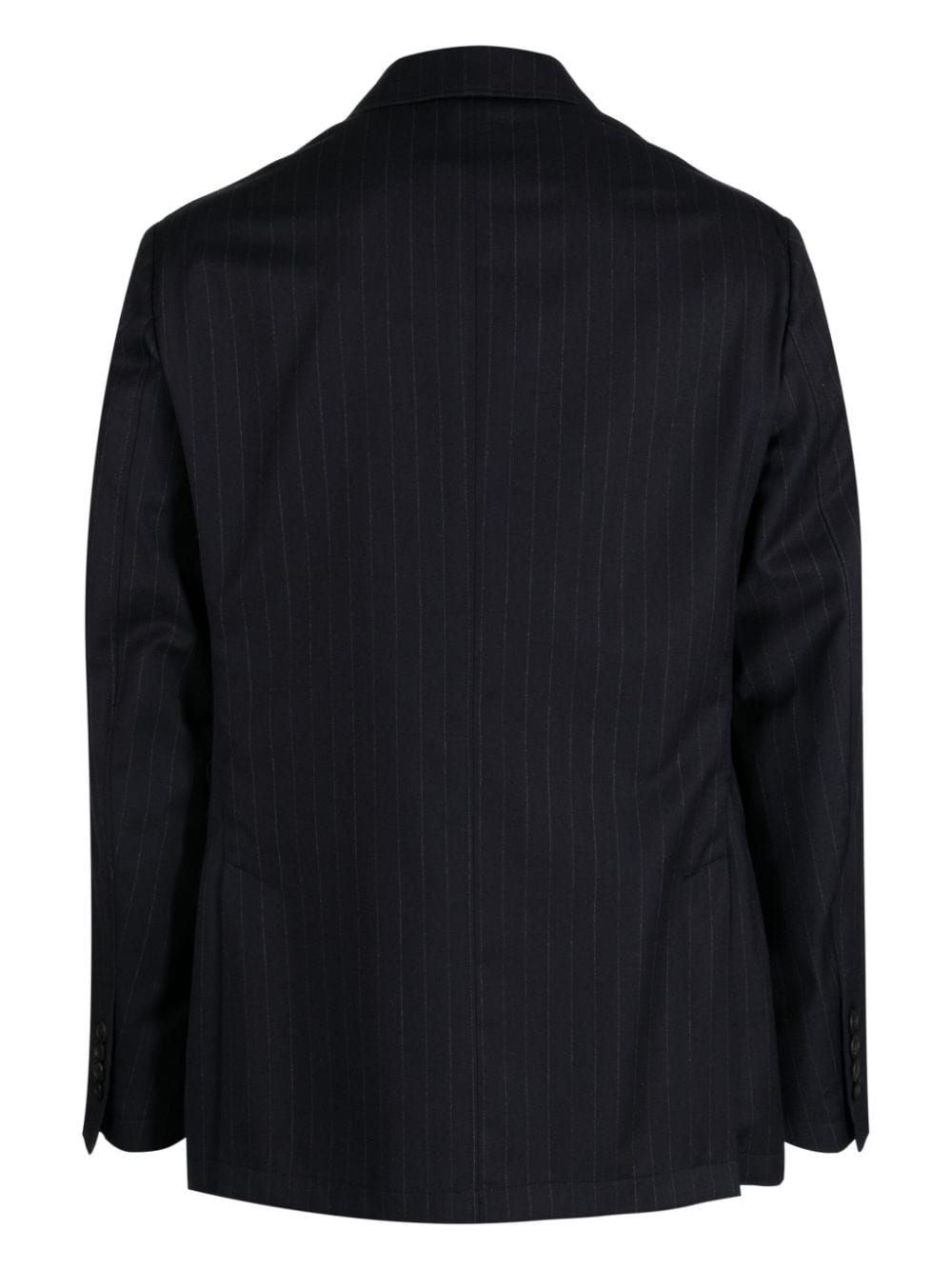 Pinstripe Single-Breasted Blazer