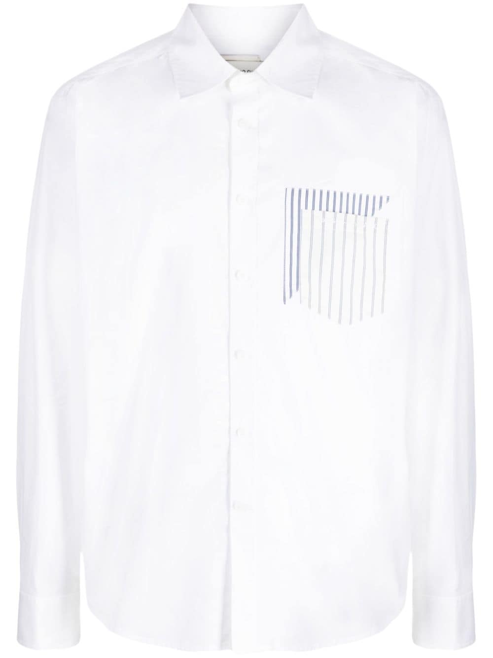 Logo-Print Cotton-Blend Shirt