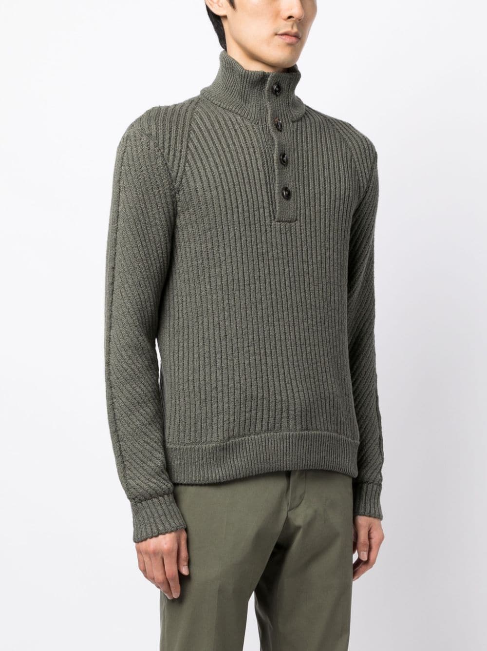 Chunky Ribbed Cotton Jumper