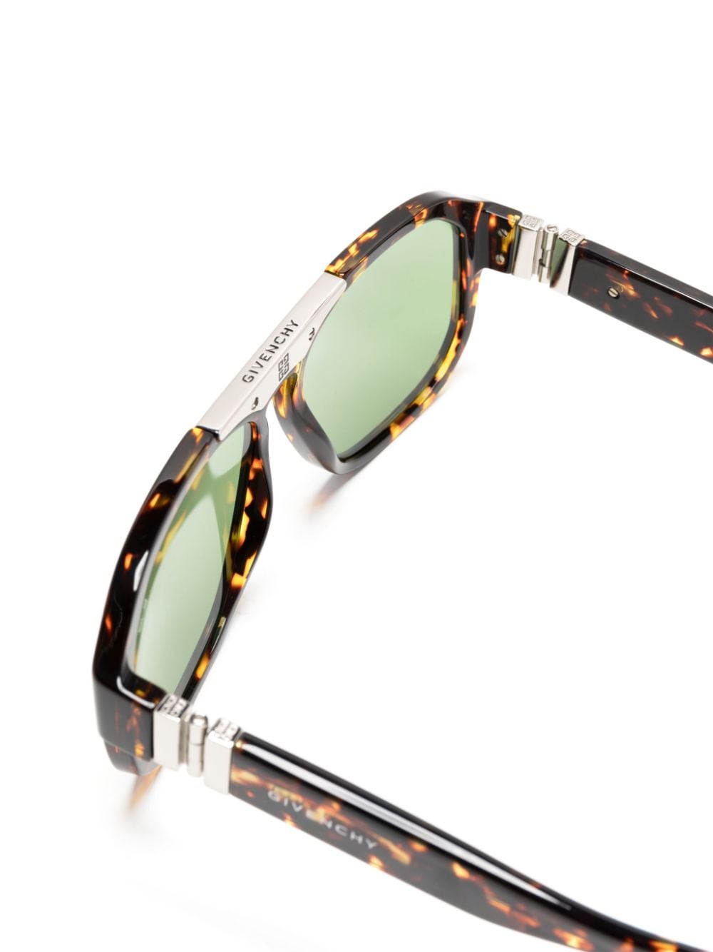 Logo-Print Pilot-Frame Sunglasses