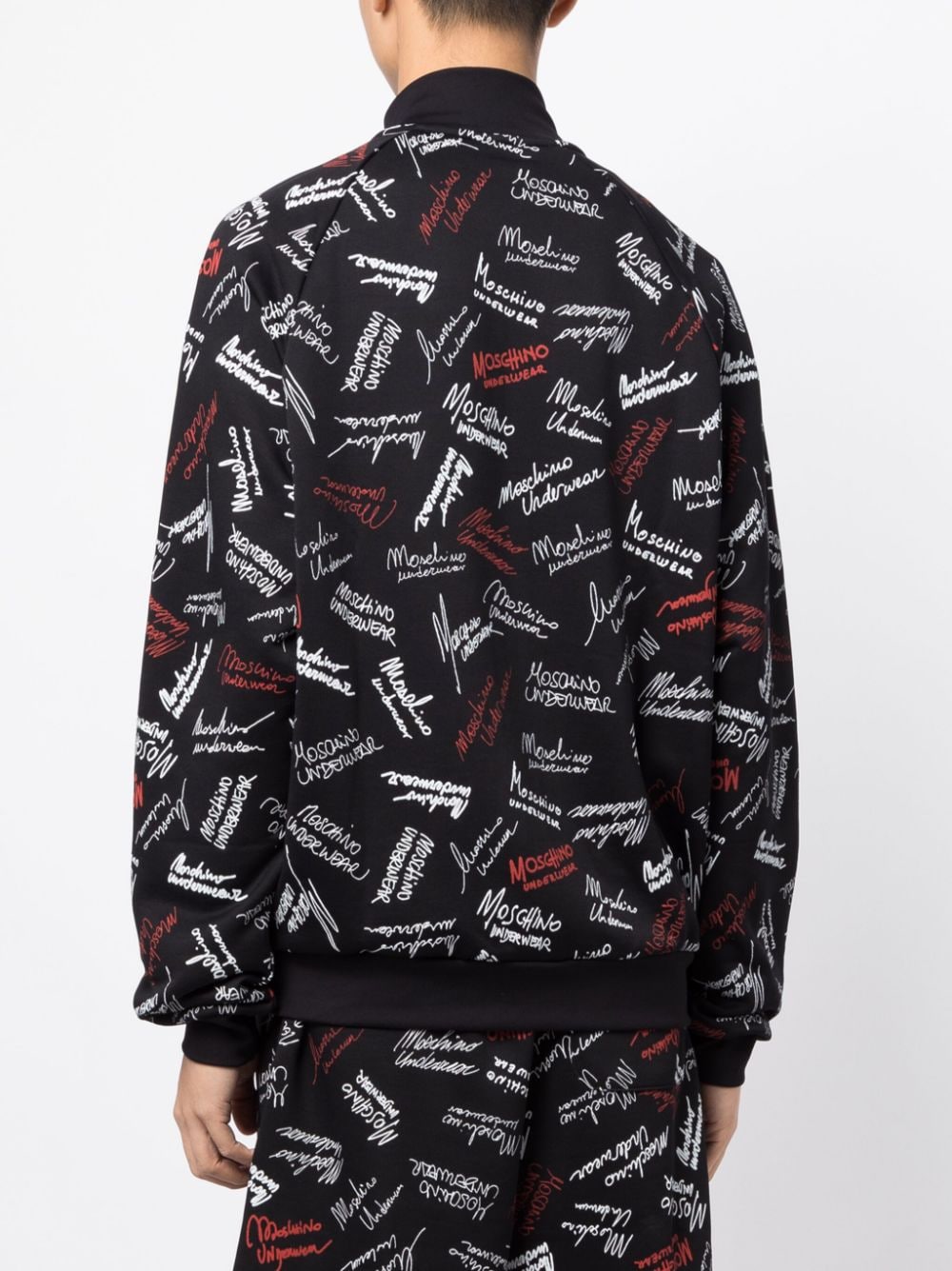 Logo-Print Zip-Up Sweatshirt