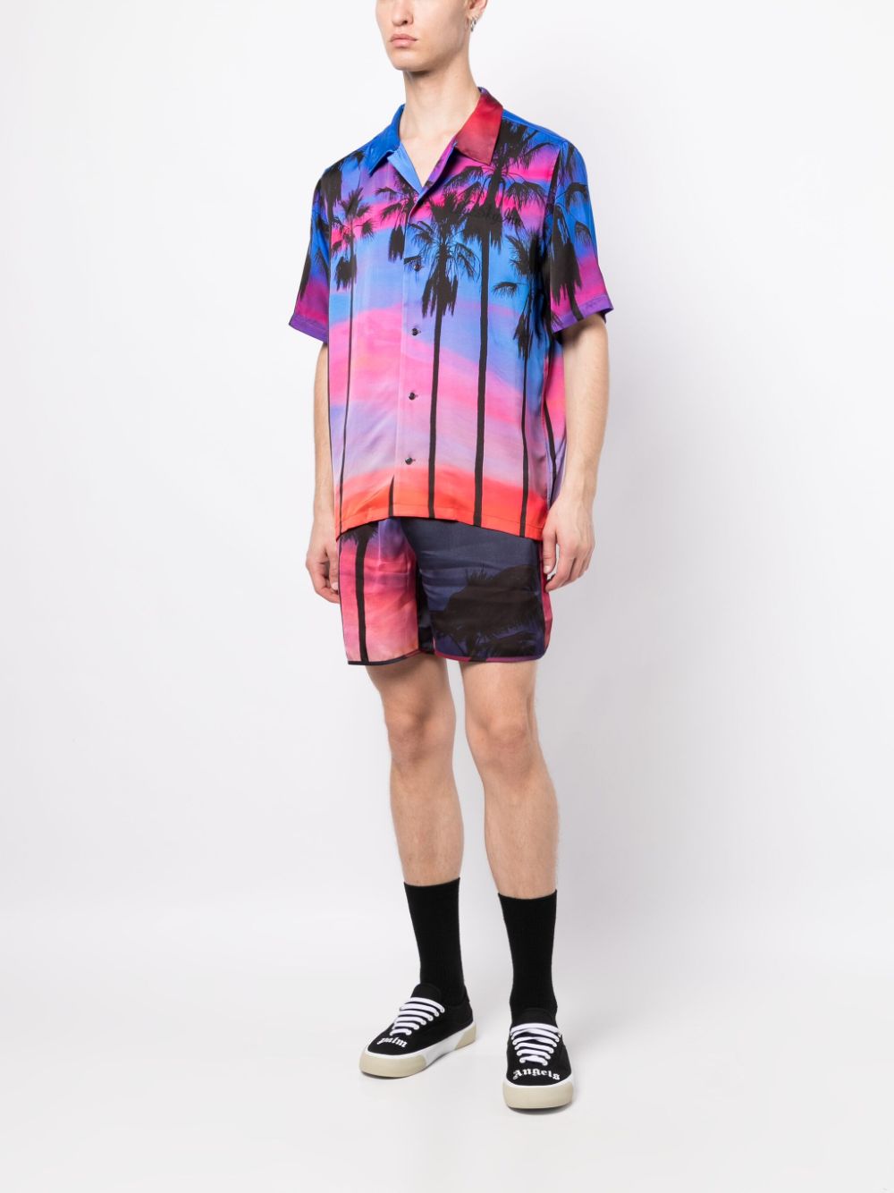 Graphic-Print Short-Sleeve Shirt