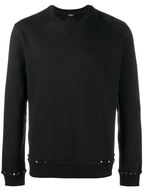 Valentino Rock Stud Sweatshirt Black