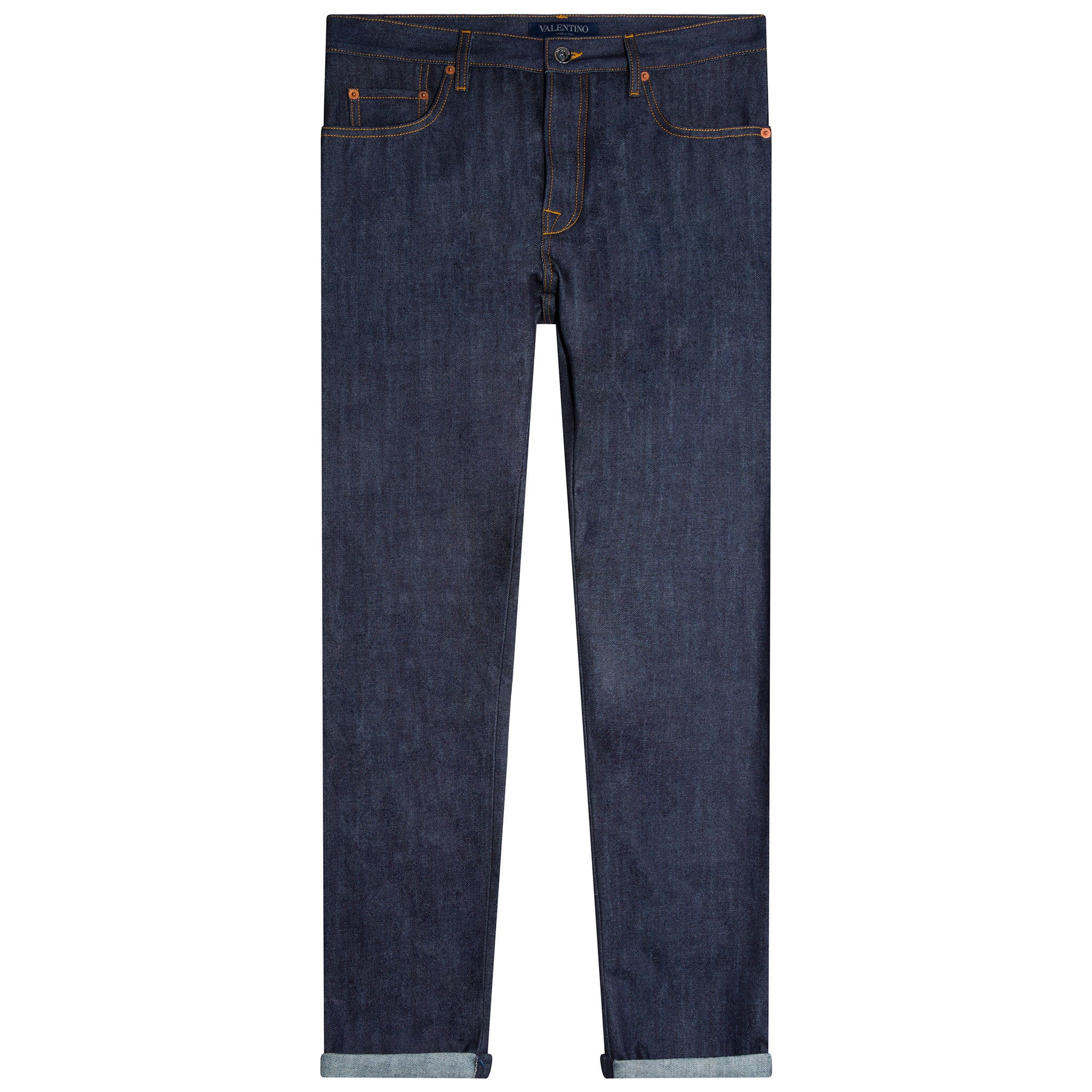 Valentino Regular Fit Selvedge Jeans Indigo