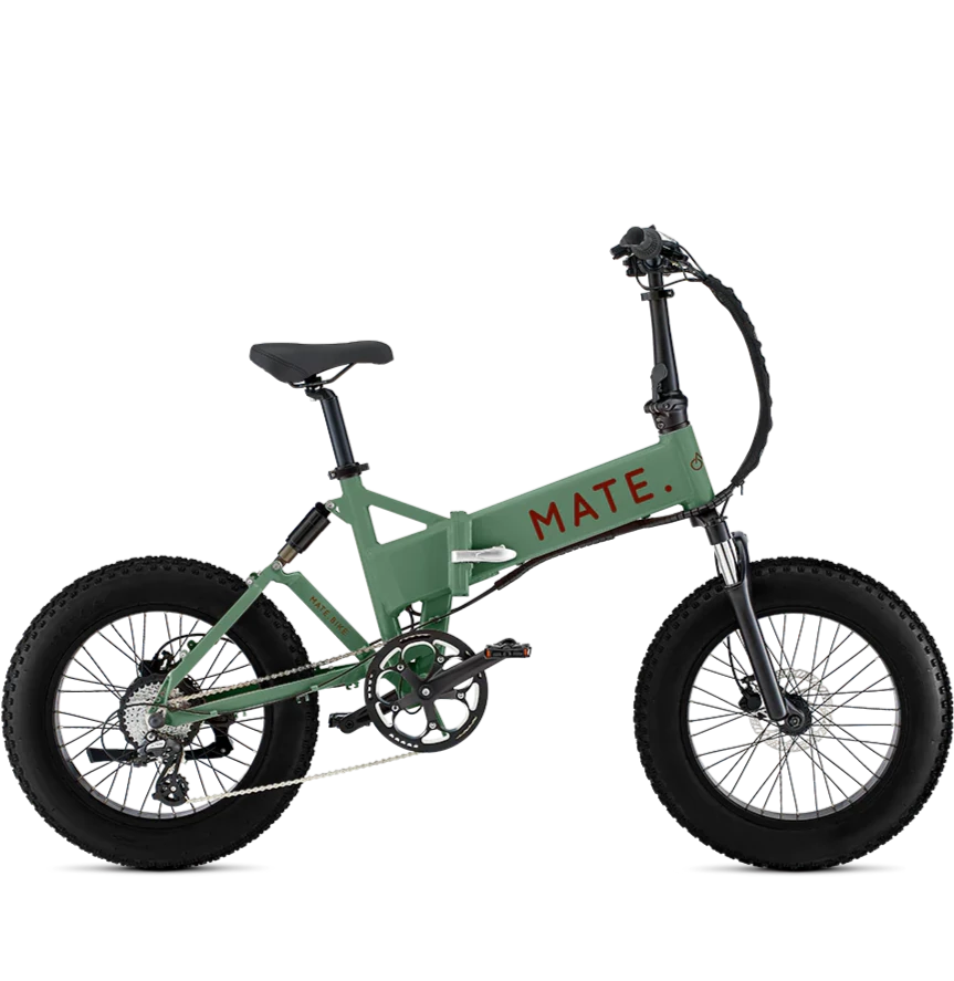 Mate X 250W Dusty Army Green Bike